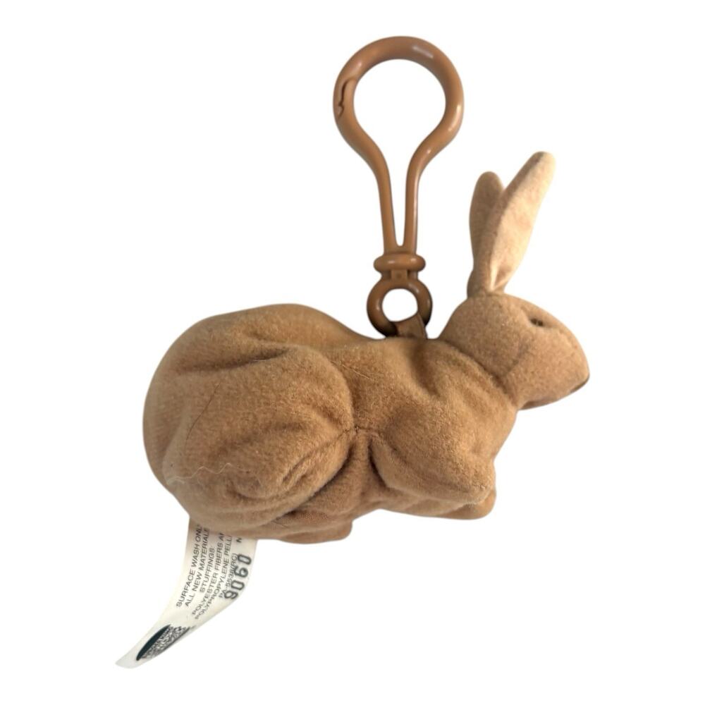 1999 Vintage Teletubbies "Rabbit" Bunny Clip Keychain Backpack Plush Stuffed Toy